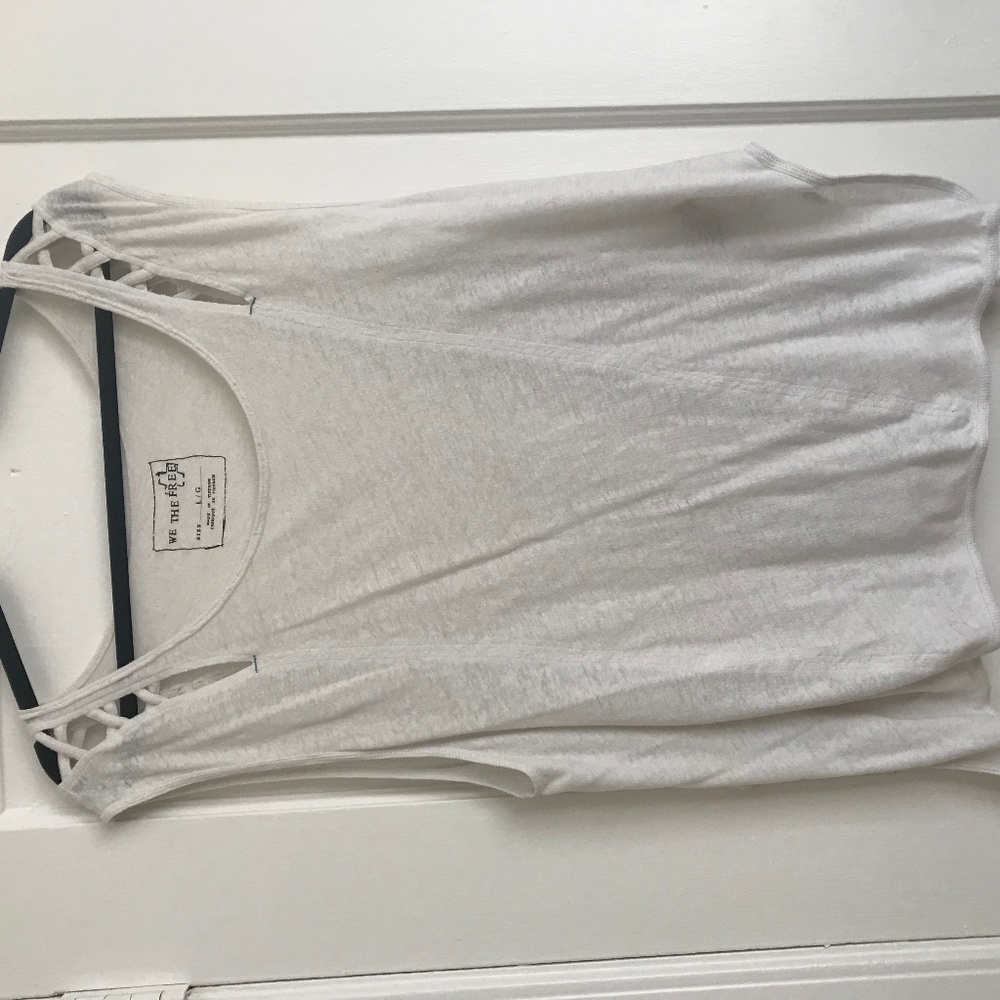 White Free People Boho Top